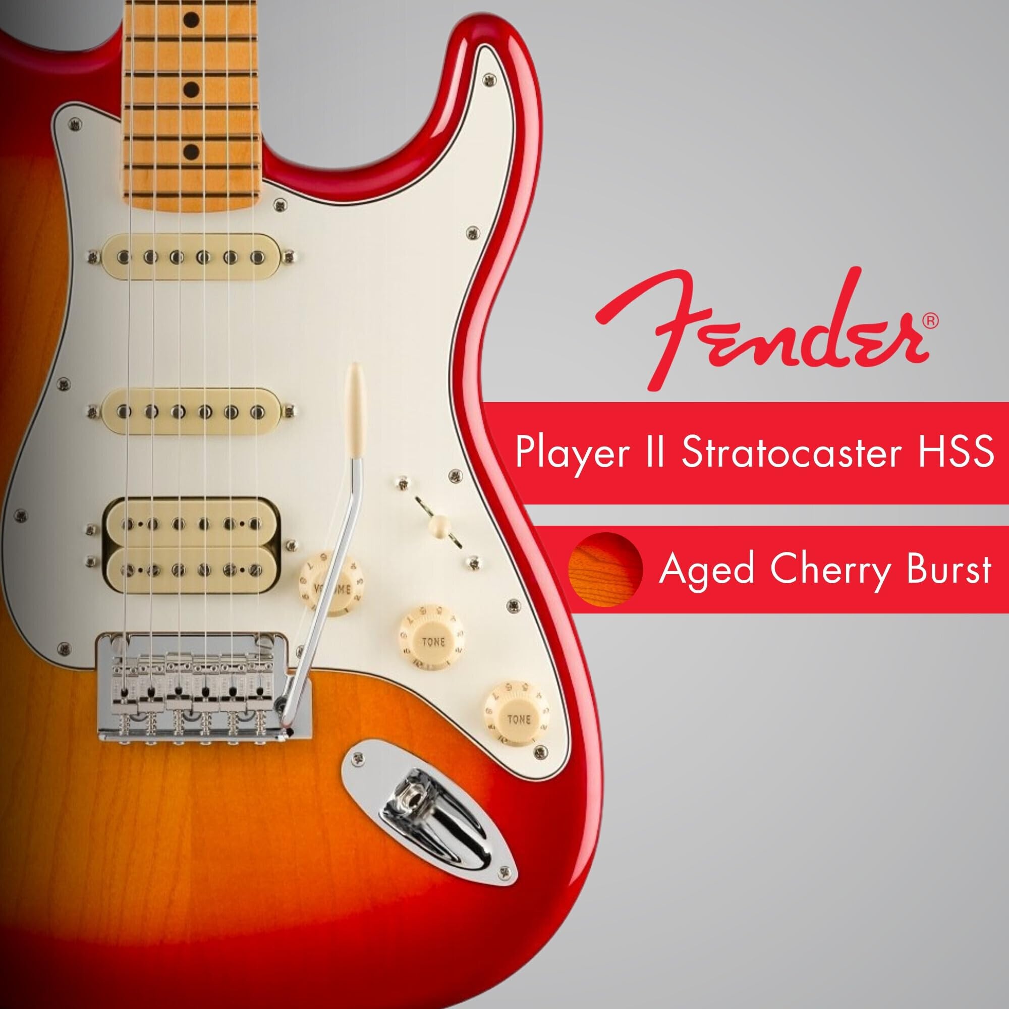 Amazon.com: Fender Player II Stratocaster HSS, Maple Fingerboard